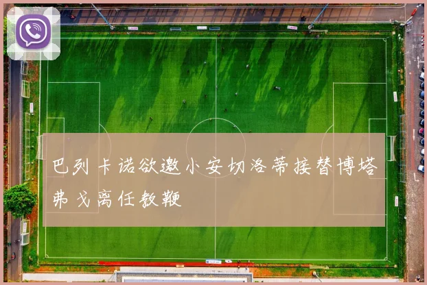 巴列卡诺欲邀小安切洛蒂接替博塔弗戈离任教鞭
